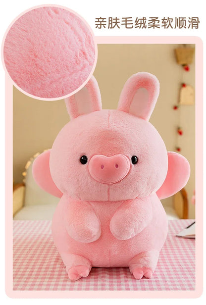 New 55cm Soft Kawaii Love Pink Pig Plush Pillow Stuffed Super Cute Round Pig High Quality Doll Gift for Childre Birthday Gift