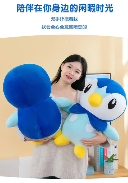 Pokemon Kawaii Piplup Plush Toys Cute Cartoon Stuffed Soft Toys Anime Penguin Plushie Big Doll Throw Pillow Kids Birthday Gift