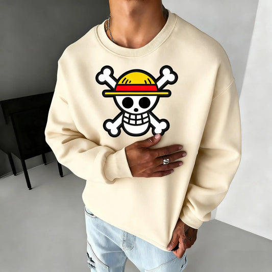 Unisex One Piece Pullover Hoodie Men Women Long Sleeve Sweatshirt Streetwear Anime Graphic Print Hip Hop Sweater Top Autumn New