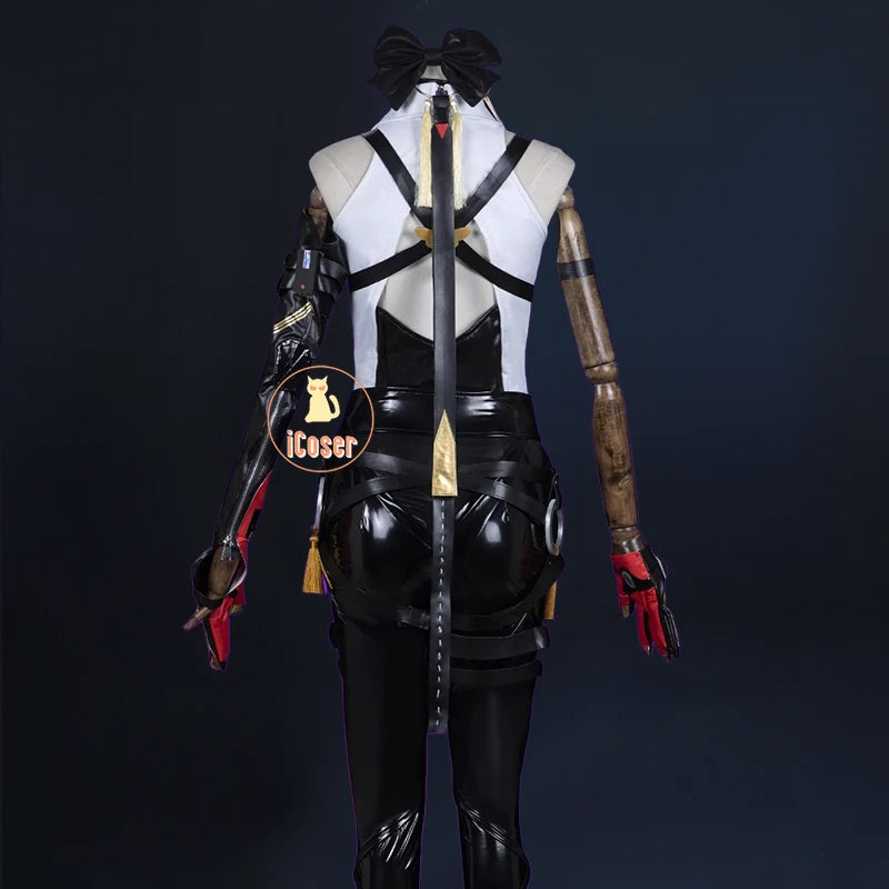iCoser Zenless Zone Zero Evelyn Chevalier Cosplay Costume Wig Uniform Jacket Headwear Earrings Stars of Lyra Halloween for Women