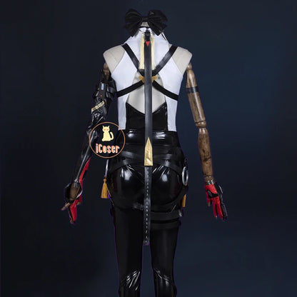 iCoser Zenless Zone Zero Evelyn Chevalier Cosplay Costume Wig Uniform Jacket Headwear Earrings Stars of Lyra Halloween for Women