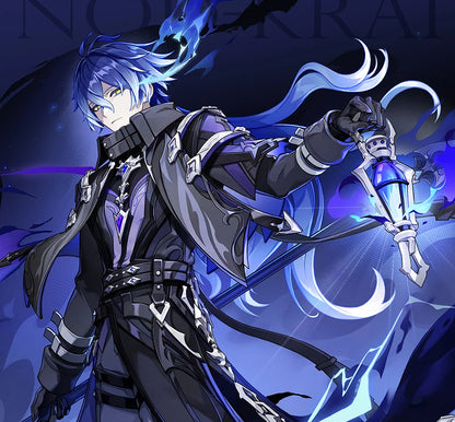 Genshin Impact Kyryll Chudomirovich Flins Cosplay Costume Wig Uniform Cloak Carnival Halloween Party for Women Men Props iCoser