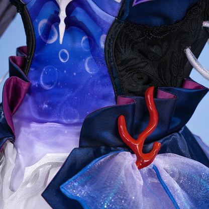 Honkai Star Rail Hysilens Cosplay Costume Wig Dress Headwear Amphoreus Festival Halloween Party for Women Girls Cos Props iCoser