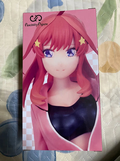 Bandai Fukuya Fascinity The Quintessential Quintuplets Ichika Nino Miku Yotsuba Itsuki 17CM PVC Model