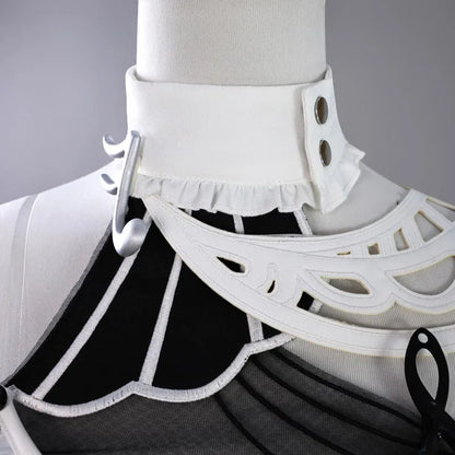 Wuthering Waves Phrolova Cosplay Costume Wig White Dress Fractsidus Carnival Halloween Party for Women Girls Accessory iCoser