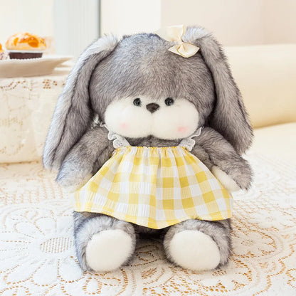 simulation animal doll stuffed cartoon rabbit bear plush toy anime cute soft pillow room decor kids birthday gift