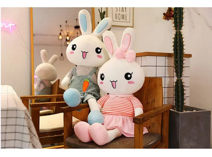 45-130cm Cute Long Legs Rabbit Plush Toy Stuffed Soft Animal Bunny Doll Baby Kids Toys Birthday Gift Christmas Present for Girl