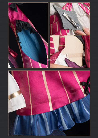 IN STOCK UWOWO Carlotta Cosplay Game Wuthering Waves WuWa Carlotta Montelli Cosplay Costume Halloween Costume