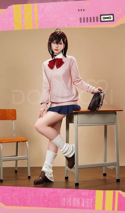 IN STOCK Ayase Momo Cosplay Costume Anime Dandadan DokiDoki-SR Women Uniform JK DAN DA DAN Momo Ayase Okarun Costume Halloween