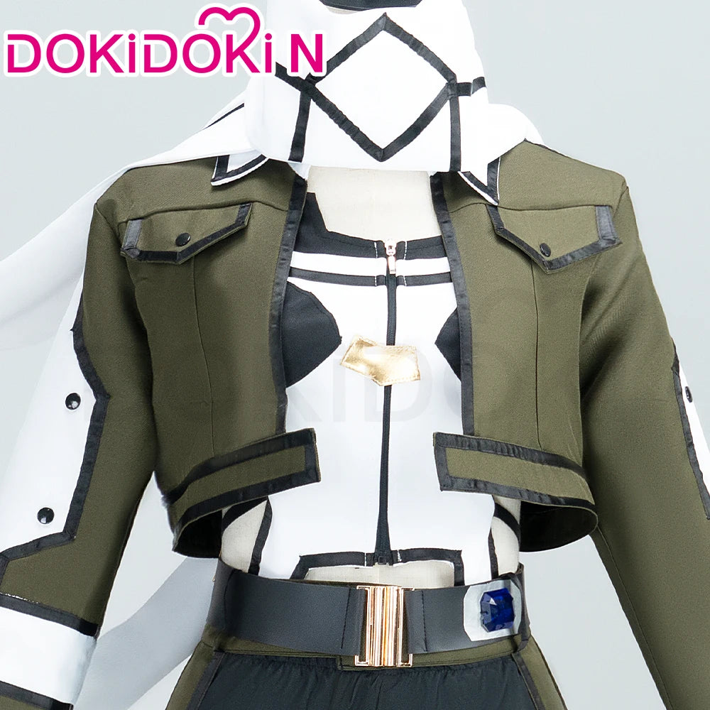 Asada Shino Cosplay Costume Anime Sword Art Online Cosplay SAO【S-2XL】DokiDoki-N Shino Asada Cosplay Women Costume Plus Size