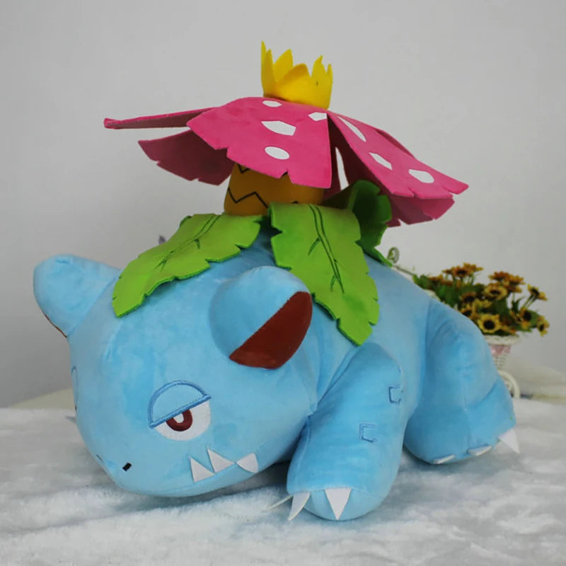 Pokemon Venusaur Plush Toy Cute Cartoon Doll Anime Soft Pokémon Soft Plushie Pillow Stuffed Home Decoration Gift for Children