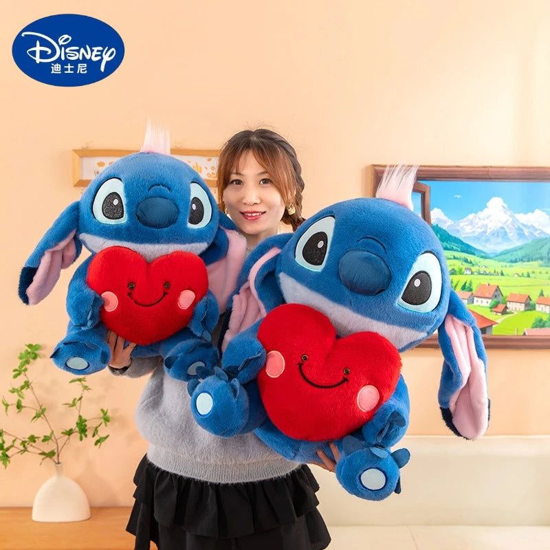 35/50/60cm Big Size Stitch Disney Anime Plush Stuffed Doll Cartoon Plush Doll Room Decoration Children's Pillow Holiday Gift