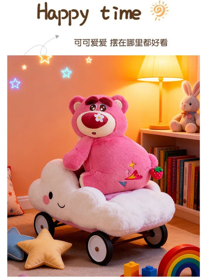 30/40/50cm Big Size Disney Lotso Kawaii Anime Plush Stuffed Doll Room Decor Cartoon Plushies Children's Pillow Holiday Gifts