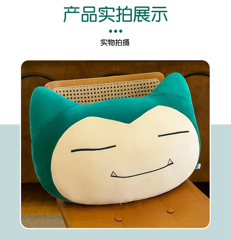 55/65/80CM Big Size Pokemon Snorlax‌ Plushies Kabigon Kawaii Cartoon Anime Plush Bolster Comfortable Soft Doll Children Gift