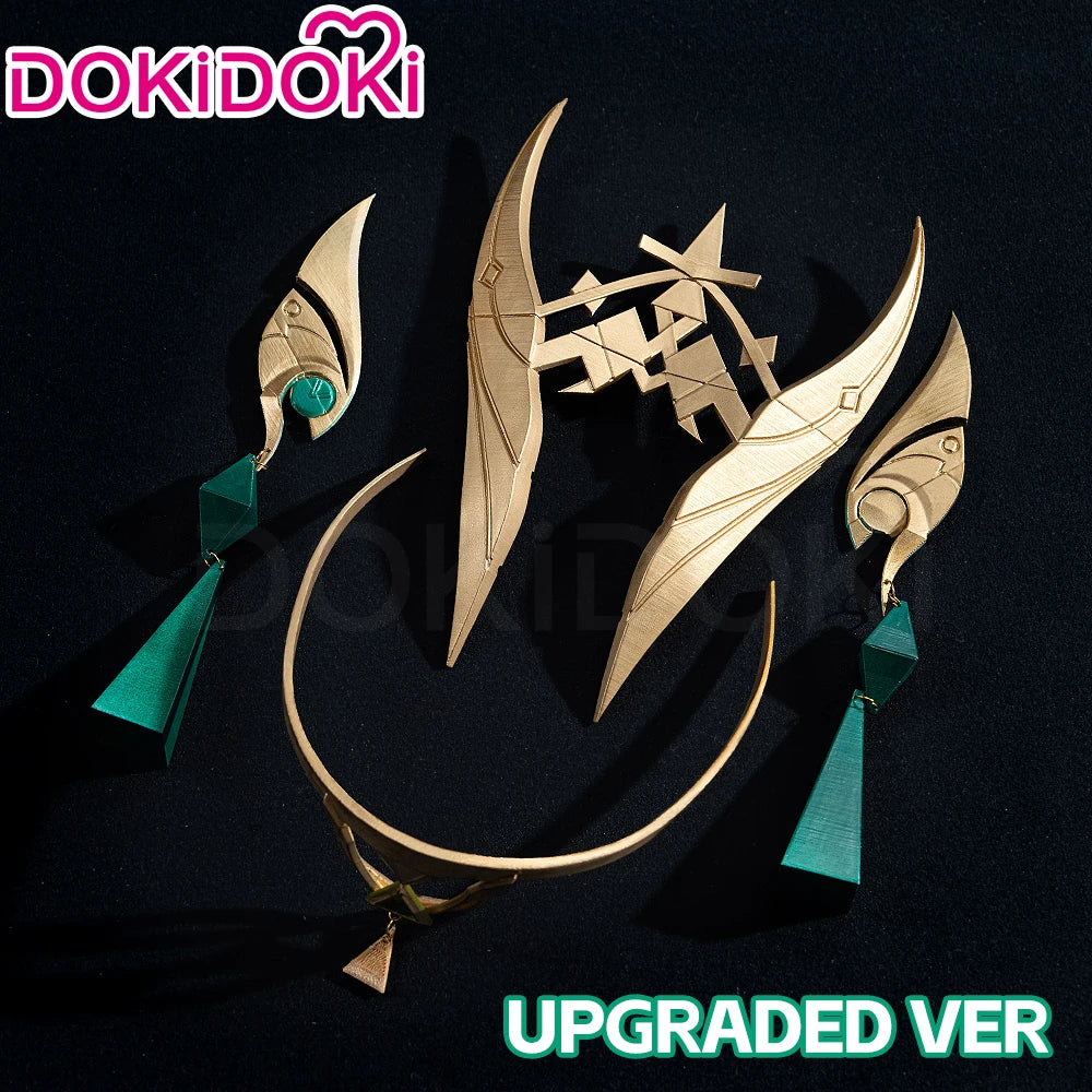 IN STOCK Nefer Headwear Cosplay Accessories Game Genshin Impact DokiDoki Metal Headdress Song of the Welkin Moon Nefer Headwear