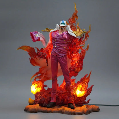 34cm Anime One Piece Sakazuki PVC Action Figure Statue Desktop Ornament Model Toy Gift