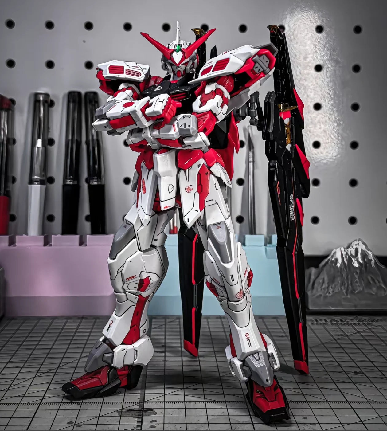 【IN STOCK】DABAN 8807 MG 1/100 Astray Red Frame Mars Jacket Reprint MBF-P02 Model Kit Assembly Action Figure Robot Plastic Model