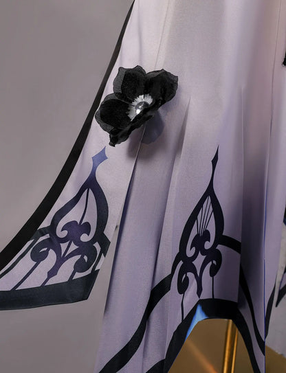 Honkai Star Rail Constance The Dahlia Cosplay Costume Wig Dress Uniform Hat Ever-Flame Mansion Halloween Party for Women Girls