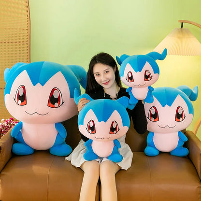 35/45/60CM Large Big Size Chibimon Plushies Kawaii Cartoon Anime Doll Comfortable Soft Doll Children's Ornament Toy Gifts