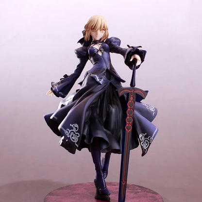 25cm Fate/Stay Night Saber Alter - Pvc Anime Figurine Formal Dress Version Swapable Stylish Room Decoration Desk Ornament Gift