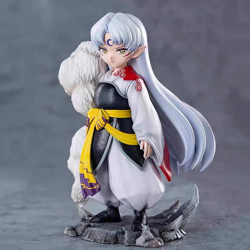Anime Figures Inuyasha Action Figures Bakusaiga Sesshoumaru Figure Childhood Statue Toys Pvc Collection Decor Ornaments Model
