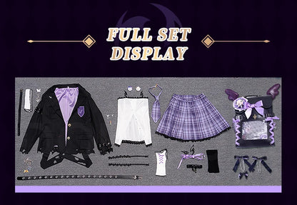 Fischl Cosplay Costume Game Genshin Impact DokiDoki-R Fischl School Uniform Cosplay Women Daily Costume