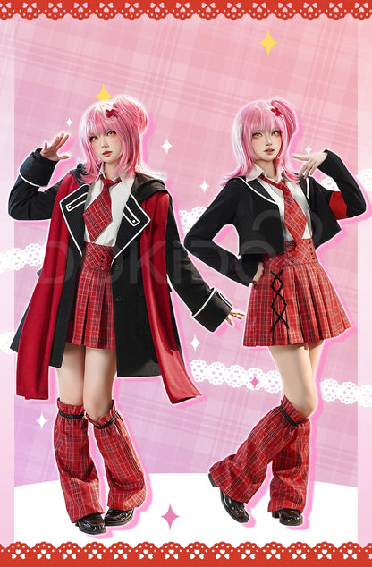 Hinamori Amu Cosplay Costume Anime Shugo Chara! Cosplay DokiDoki-SR Women Cute School Uniform JK Hinamori Amu Cosplay