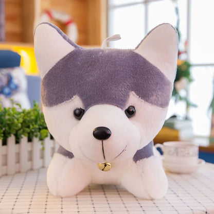 25cm Kawaii Husky Stuffed Animals Dog Plush Toy Wolf Soft Cartoon Plush Lovely Children Kids Doll Fluffy Birthday Gift Child Toy