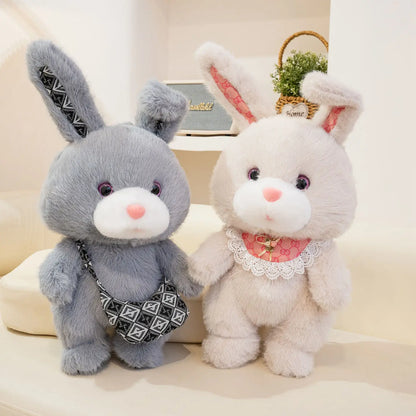 Rabbit Plush Toy Cartoon Stuffed Animal Toy and Hobby Plush Pillow Bed Sofa Back Cushion Kawaii Room Decor Kids Birthday Gift