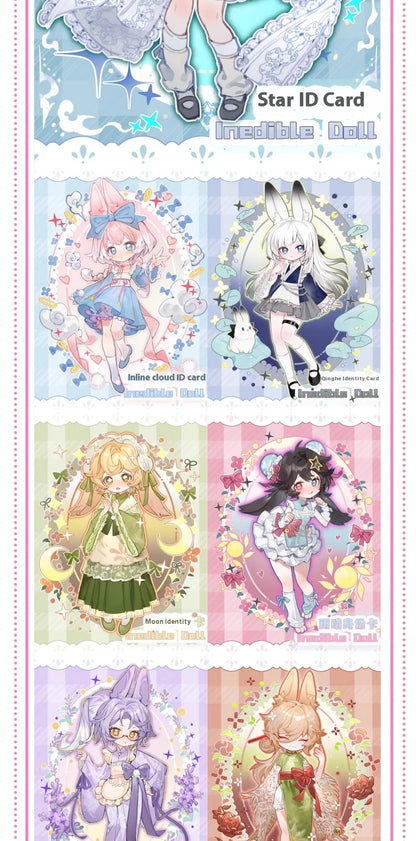 Non-edible Collectible Doll Moon Jumping Time Rabbit Treasure Series 12 Points BJD Blind Box Action Toy Figure Display Piece