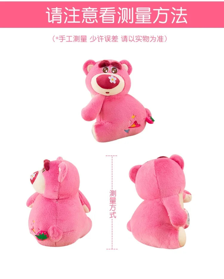 30/40/50cm Big Size Disney Lotso Kawaii Anime Plush Stuffed Doll Room Decor Cartoon Plushies Children's Pillow Holiday Gifts