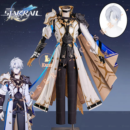 Honkai Star Rail Phainon Cosplay Costume Wig Uniform Amphoreus The Eternal Land Halloween Party for Women Men Carnival Cos Props