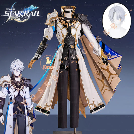 Honkai Star Rail Phainon Cosplay Costume Wig Uniform Amphoreus The Eternal Land Halloween Party for Women Men Carnival Cos Props