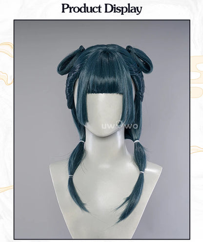 IN STOCK UWOWO Anime Thee Apothecaryy Diariess Maomao Garden Party Hanfuu Cosplay Wig Long Green Hair