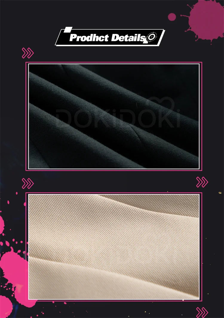 Nanamii Chiakii Cosplay Costume Game【XS-2XL】DokiDoki-R Women Cute Uniform Chiakii Nanamii Cosplay Suits Plus Size