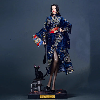 One Piece Anime Figure Uta Kimono Empress Boa Hancock High Quality Model Boutique Large Decorative Desktop Scene Collection Toys