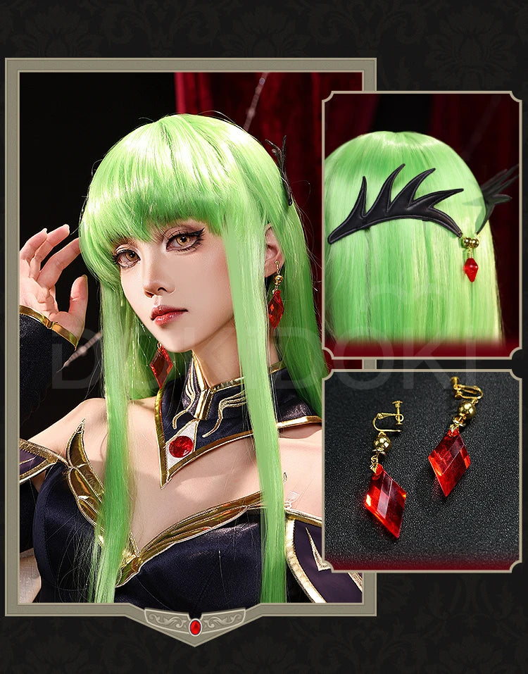 IN STOCK Lelouchh Lamperougee C Cosplay Anime【S-2XL】DokiDoki-SR Men Emperor C Queen Lelouchh Cosplay Plus Size Halloween