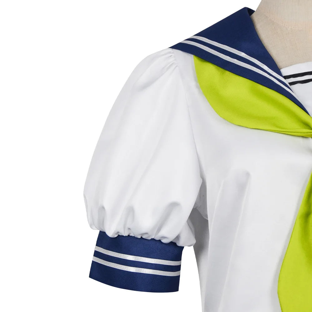 Anime You and I Are Polar Opposites Miyu Suzuki Cosplay Costume Wig JK Skirt School Uniform Halloween Party for Women Girls Prop