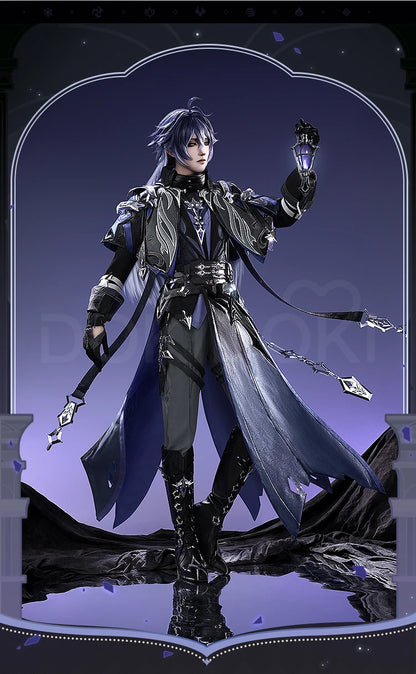 Flins Cosplay Costume Game Genshin Impact【S-3XL】DokiDoki-SR Kyrll Chudomirovich Flins Cosplay Men Halloween Costume Plus Size