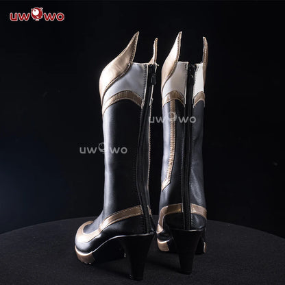 UWOWOW Ahri Shoes Game League of Legends/LOL: Risen Legend Ahri Cosplay Shoes Size 35-42 High Tube