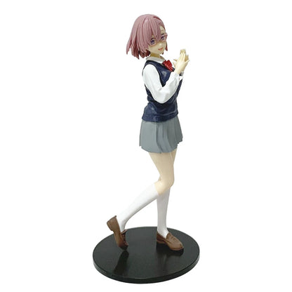 2.5-jigen no Yuuwaku Anime Figure 10cm Sitting Tachibana Mikari Action Figure Amano Ririsa Figurine PVC Collection Model Toys