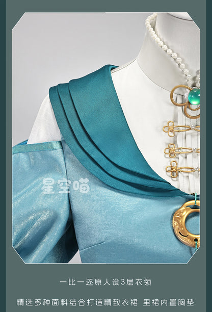 BWuthering Waves JinHsi Cosplay Costume Adult Polyester Set
