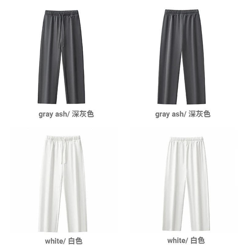 ZODF 2025 Winter Man Basic 420gsm Straight Pants Unisex Loose Clean Fit Sport Trousers Brand Streetwears HY0061