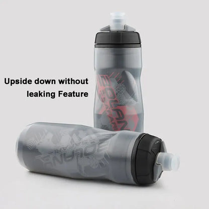 Bolany 600ml Mountain Cycling Water Bottle PP5 Double-Layer Insulated Leak-Proof Outdoor Sports Cup
