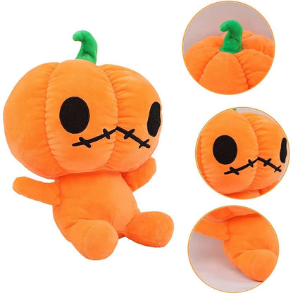 30cm Halloween Pumpkin Plush Toy Party Festival Cotton Soft Pumpkin Stuffed Dolls for Kids Halloween Christmas Birthday Gifts