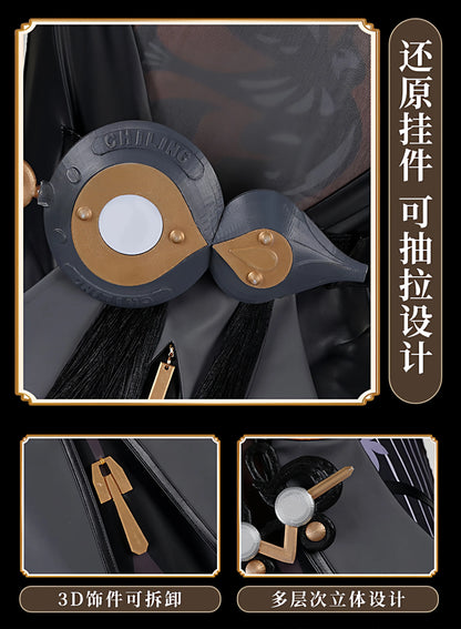 Zenless Zone Zero Yixuan Cosplay Costume Wig Trails of Ink Uniform New Skin Yunkui Summit Halloween Party for Women Girls iCoser