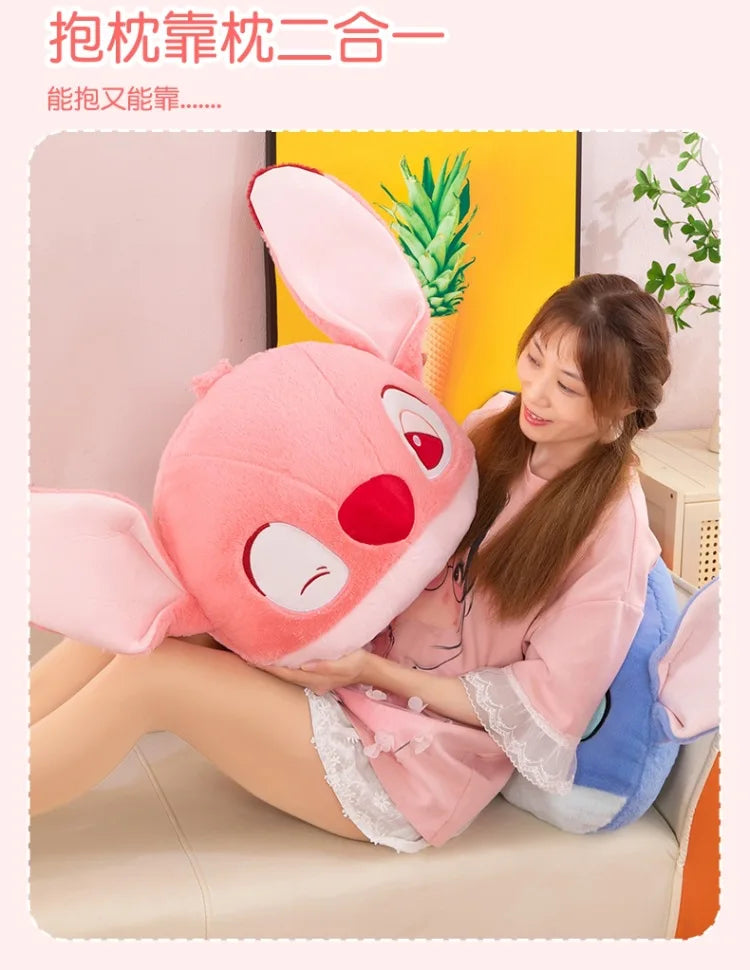 35/50/65cm Big Size Lilo & Stitch Anime Plush Stuffed Doll Kawaii Room Decoration Plushies Pillow Ornament Children Holiday Gift
