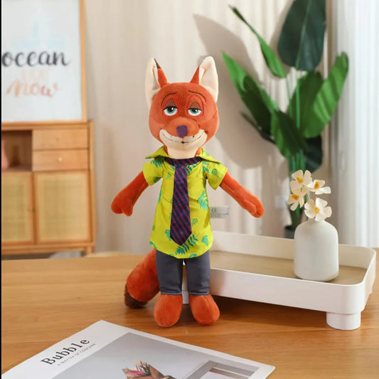 60cm Zootopia Judy Plush Toy Doll Nick Doll Ornaments Children Sleeping Pillow Cushion Couple Holiday Gifts Kids Birthday Gift