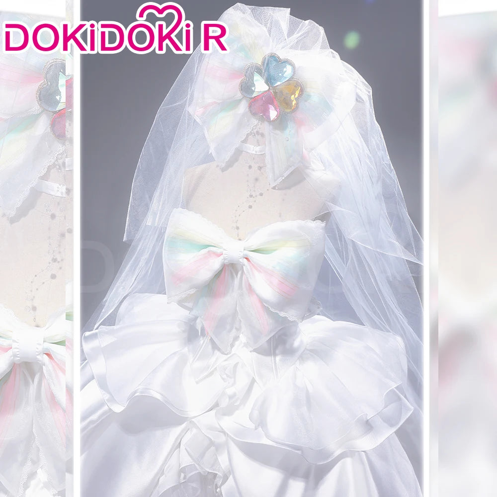 Hinamori Amu Cosplay Costume Anime Shugo Chara Cosplay DokiDoki-R Women Angel White Wedding Dress Hinamori Amu Costume Halloween