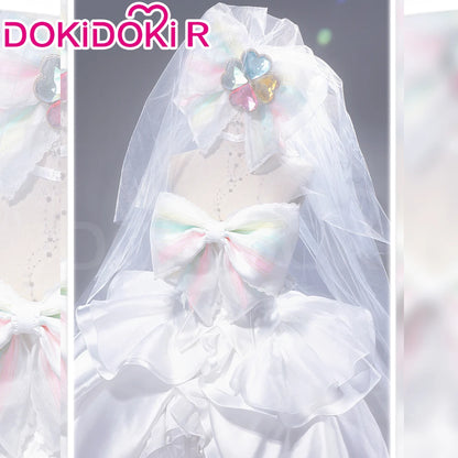 Hinamori Amu Cosplay Costume Anime Shugo Chara Cosplay DokiDoki-R Women Angel White Wedding Dress Hinamori Amu Costume Halloween